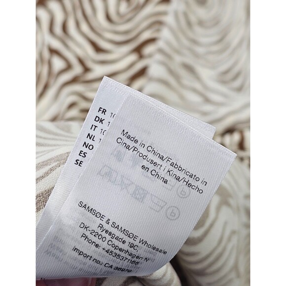 Samsøe Women's L Alsop‎ Skirt Zebra Print Midi A-Line Copenhagen Designer EUC - Picture 14 of 14